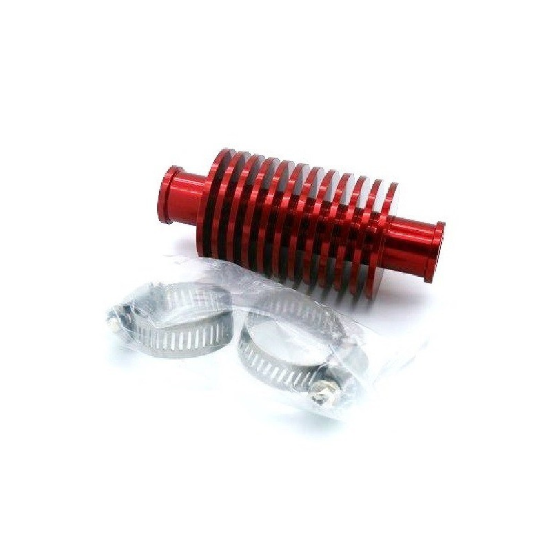 REFROIDISSEUR DURITES RADIATEUR ALU ROUGE 100mm diam.22mm