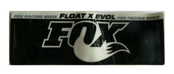 Sticker FOX pour chambre d'azote | MX-Quad