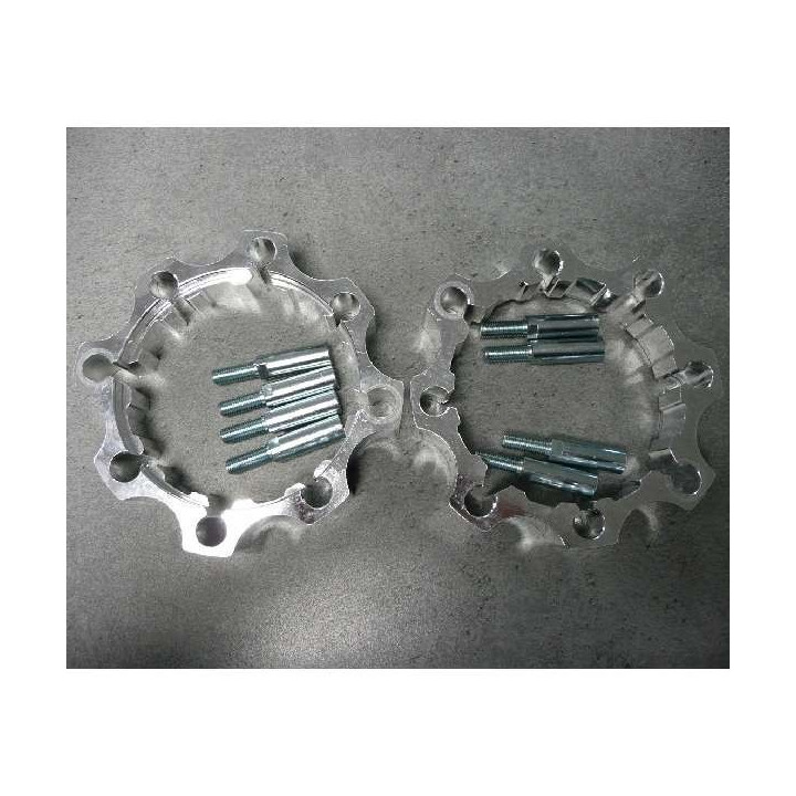 PAIRE D ELARGISSEUR AVANT DOUBLE PERCAGE 4X144 ET 4X156 +35mm POLARIS