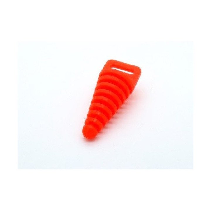 BOUCHON D'ECHAPPEMENT 2 TEMPS ORANGE DIAMETRE 15 A 30 MM