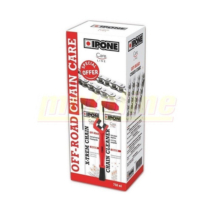 PACK NETTOYAGE CHAINE CROSS TOUT TERRAIN QUAD IPONE 2+1
