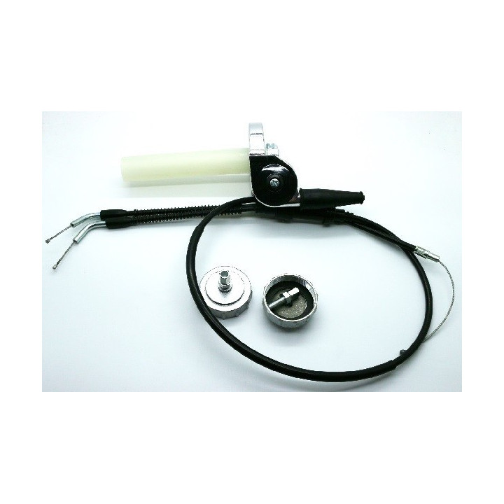 KIT POIGNEE TURBO CABLE DE GAZ 350 BANSHEE ET CHAPEAU DE CARBU