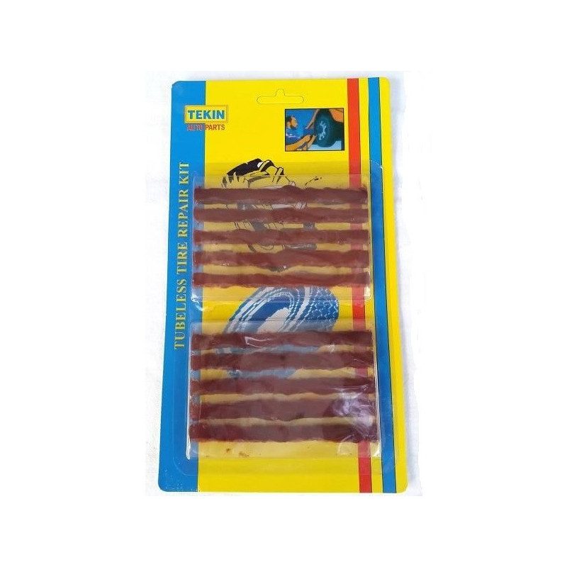 10 MECHE POUR KIT REPARATION PNEUS TUBELESS