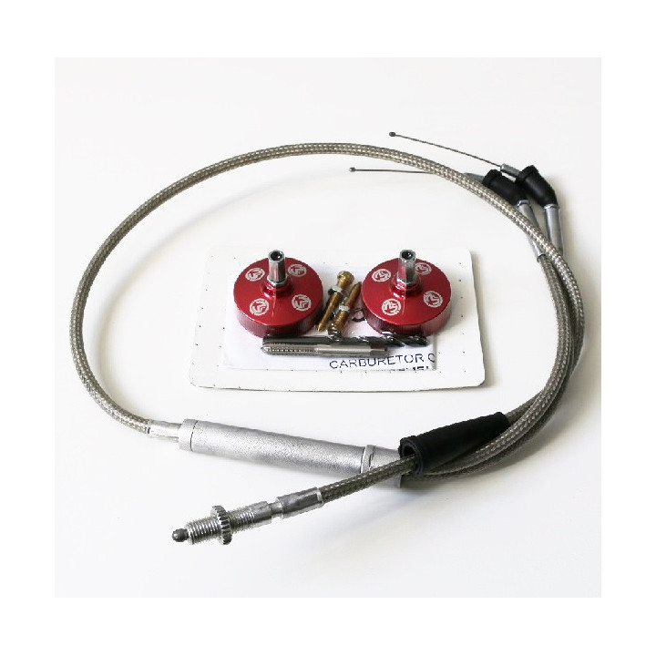 KIT POIGNEE TURBO CABLE DE GAZ 350 BANSHEE ET CHAPEAU DE CARBU