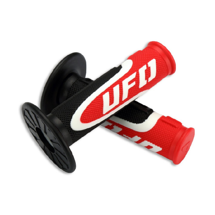 POIGNEES DOMINO POUR QUAD AVEC GACHETTE 