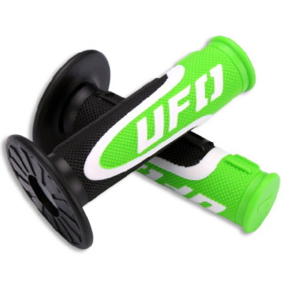 POIGNEES DOMINO POUR QUAD AVEC GACHETTE 