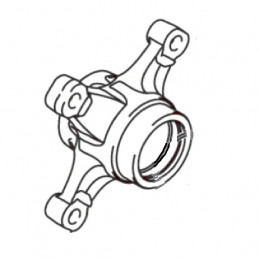 PORTE DISQUE ARRIERE LTZ 400 D'ORIGINE 2009/18