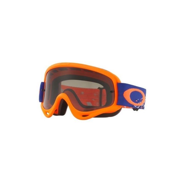 Masque OAKLEY O Frame Checked Finish Blue/Orange écran Dark Grey