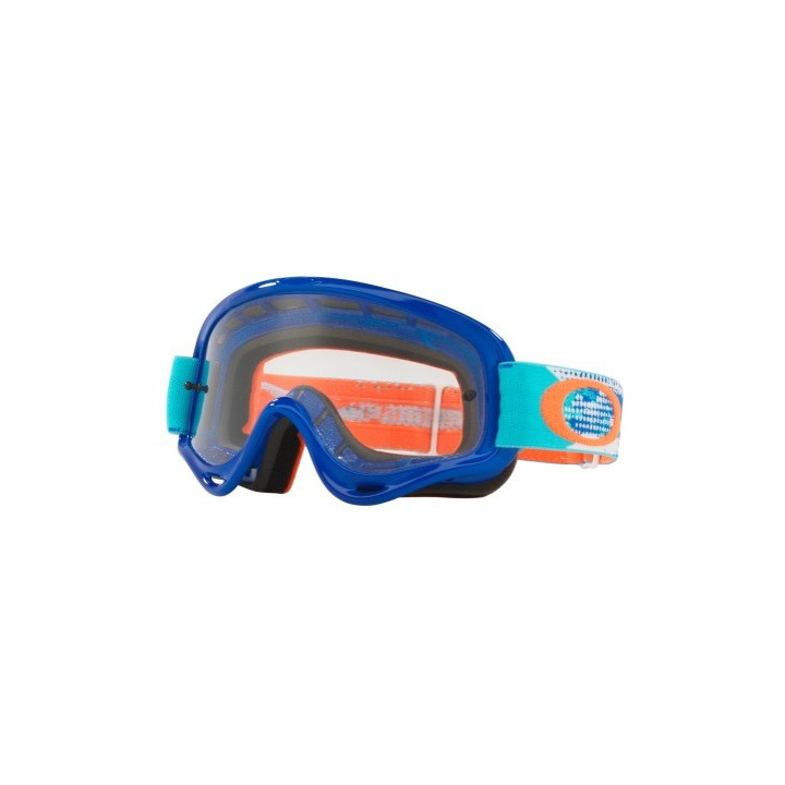 Masque OAKLEY XS O Frame Treadburn Orange/Blue écran transparent