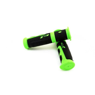 POIGNEES  PROGRIP 964 EVO POUR QUAD AVEC GACHETTE 2X22mm VERT