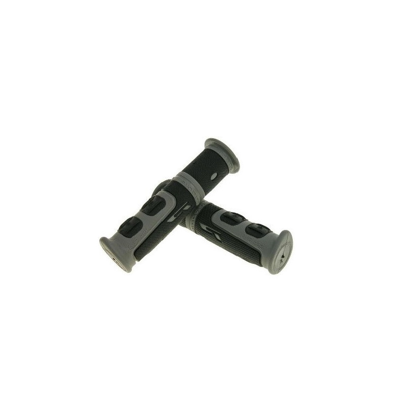 POIGNEES PROGRIP 964 EVO POUR QUAD AVEC GACHETTE 2X22mm GRIS