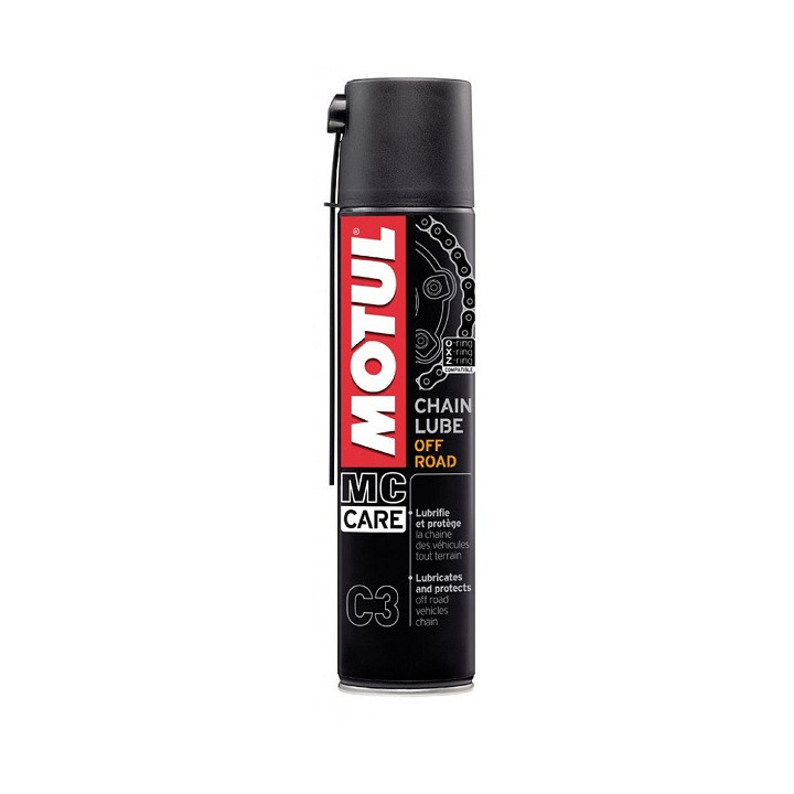 GRAISSE BOMBE CHAINE MOTUL CHAINLUBE OFF ROAD 400 ML