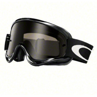 Masque OAKLEY XS O Frame Sand Jet black écran Dark Grey + transparent