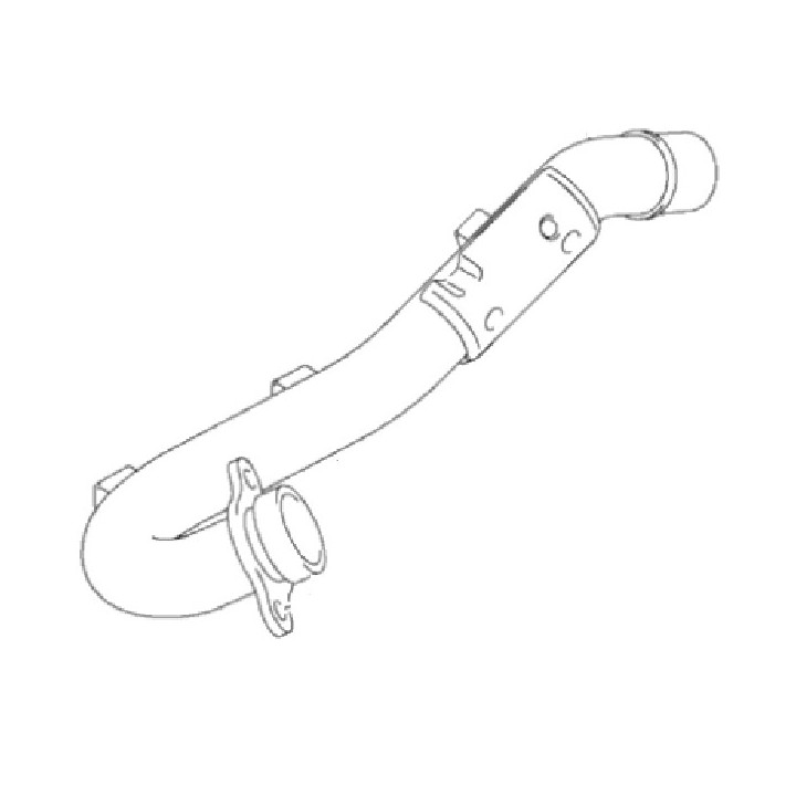 COLLECTEUR D' ECHAPPEMENT FMF LTR 450 D'ORIGINE