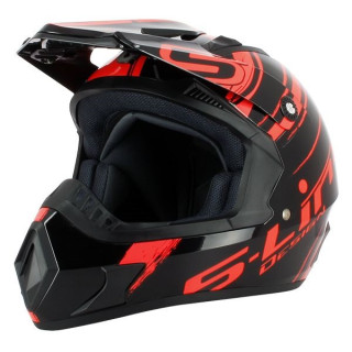 CASQUE CROSS S-LINE GRAPHIC S813N NOIR TAILLE L