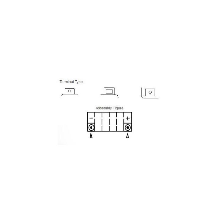 Batterie YUASA YTX20L-BS sans entretien livrée avec pack acide YAMAHA 1000 YXZ