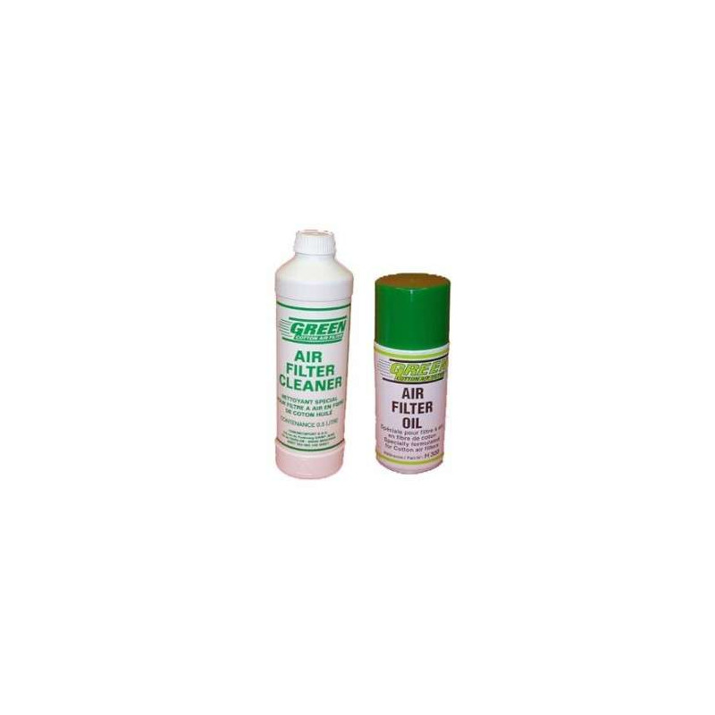 HUILE FILTRE A AIR + NETTOYANT GREEN