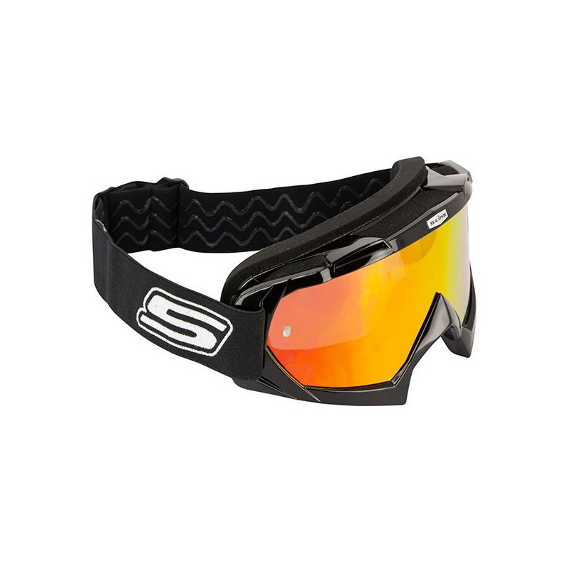LUNETTES MASQUE CROSS S-LINE ECO NOIR IRIDIUM ORANGE