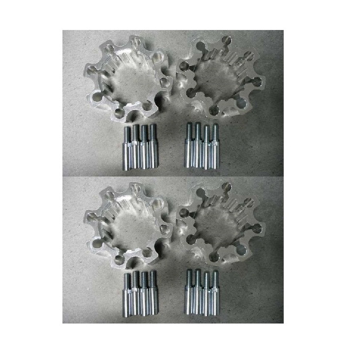 PAIRE D ELARGISSEUR ARRIERE DOUBLE PERCAGE 4x110 ET 4x115 + 45mm