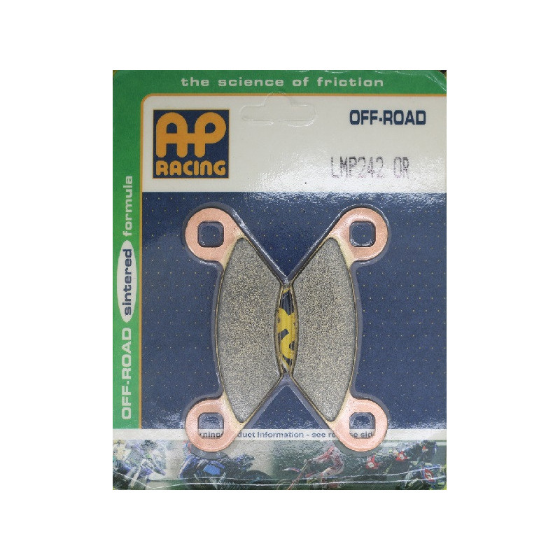 PLAQUETTES DE FREIN AVANT SCRAMBLER 500 4X4 AP RACING 08/12 LMP242AOR