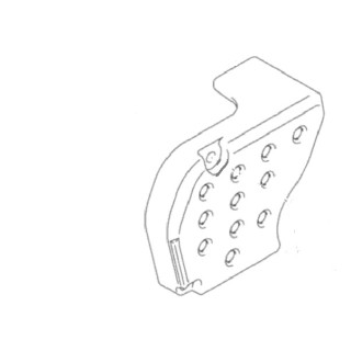 PROTEGE CARTER CHAINE PLASTIQUE 400  KFX LTZ D'ORIGINE
