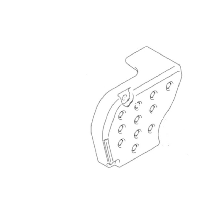 PROTEGE CARTER CHAINE PLASTIQUE 400  KFX LTZ D'ORIGINE