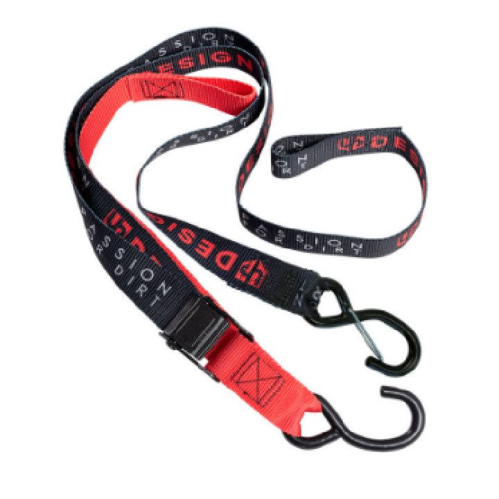 Sangles fixation traditionnelles BIHR rouge