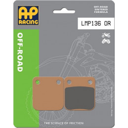 PLAQUETTES DE FREIN AVANT YFZ BANSHEE 350 AP RACING 90/06 LMP136OR