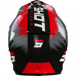 CASQUE SHOT 2022 FURIOUS VERSUS RED GLOSSY