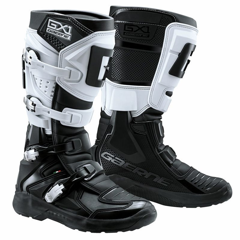 BOTTES CROSS GAERNE GX-1 NOIRE ET BLANCHE BOTTES CROSS GAERNE GX-1 NOIRE ET BLANCHE