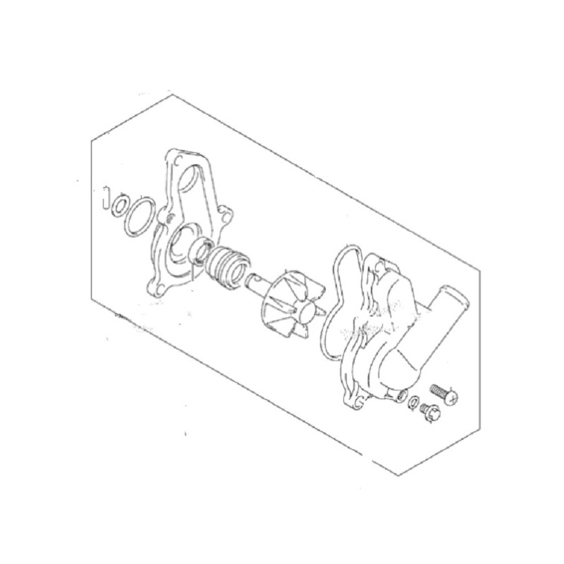 CARTER D'EMBRAYAGE D' ORIGINE 400 LTZ KFX 2003-2008