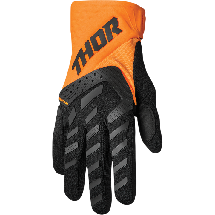 Gants cross Thor Spectrum orange noir | MX-Quad