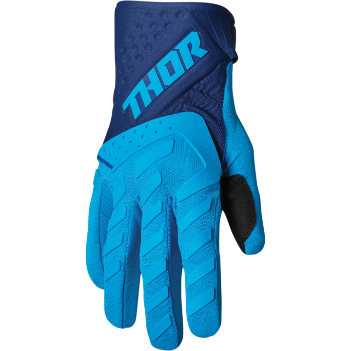 Gants cross THOR Spectrum bleu | MX-Quad