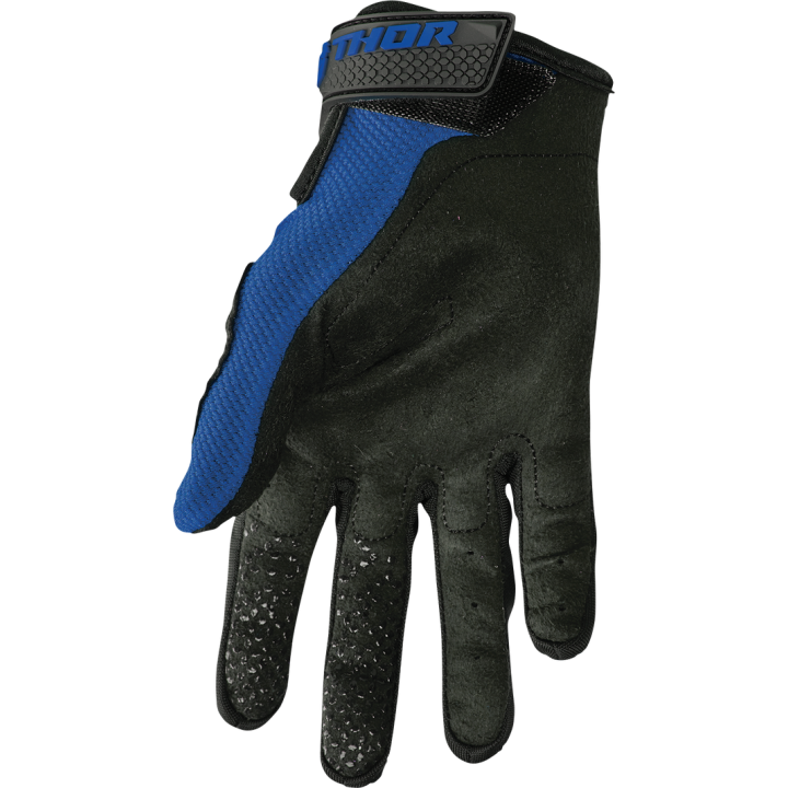 Gants cross Thor Sector bleu marine | MX-Quad