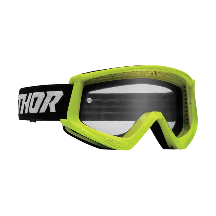 Masque lunettes Thor Combat Racer Jaune Noir 2022 | MX-Quad