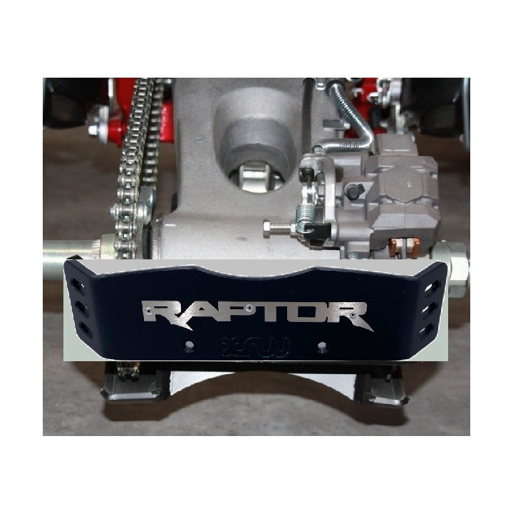 BUMPER ARRIERE PHD NOIR XRW MARQUAGE RAPTOR YAMAHA 700 RAPTOR