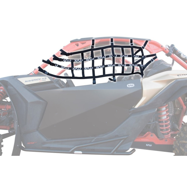 FILETS ROLL BAR   Noir avec XRW Blanc