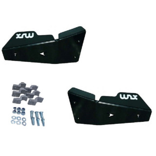 PROTECTIONS TRIANGLES AVANT PH NOIR  XRW KTM 450 525 XC PHD 6mm