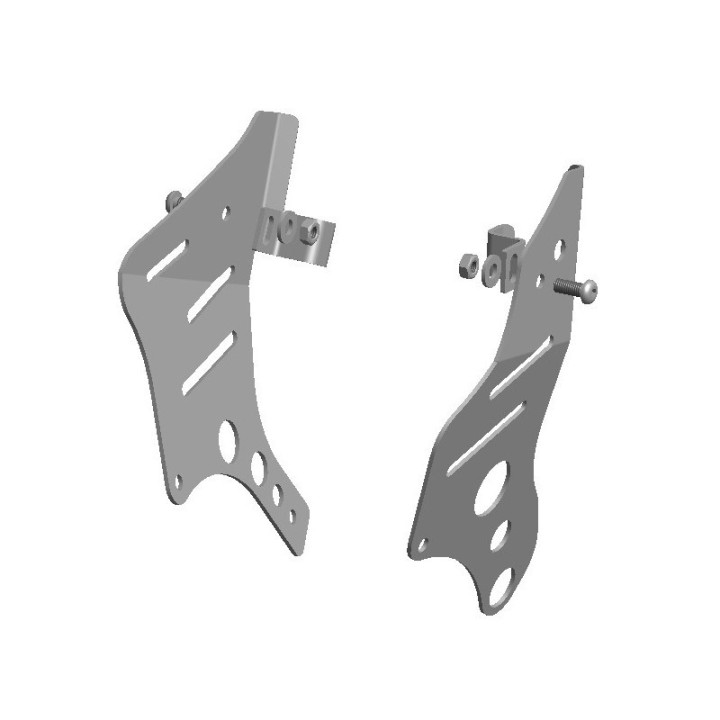 Protections latérales cadre alu noir LTZ 400 2003-08 | MX-Quad
