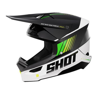 CASQUE SHOT FURIOUS PEAK GREEN GLOSSY TAILLE S