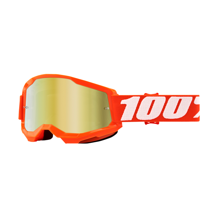 Lunettes Masque 100% Strata 2 ORANGE irridium