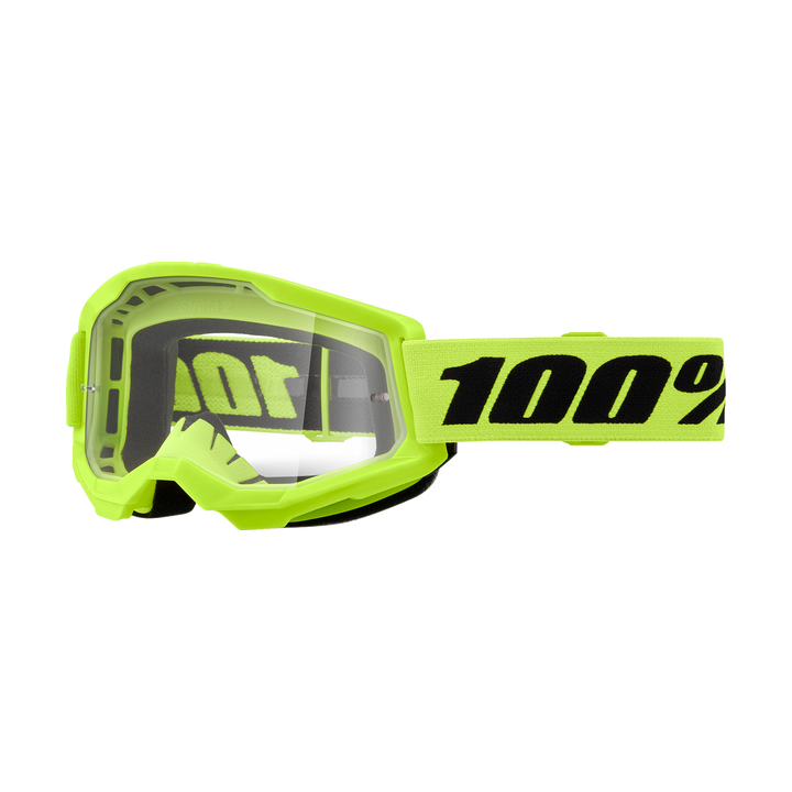 Lunettes Masque 100% Strata 2 NEON JAUNE
