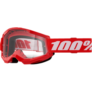 Lunettes Masque 100% Strata 2 ROUGE / Blanc