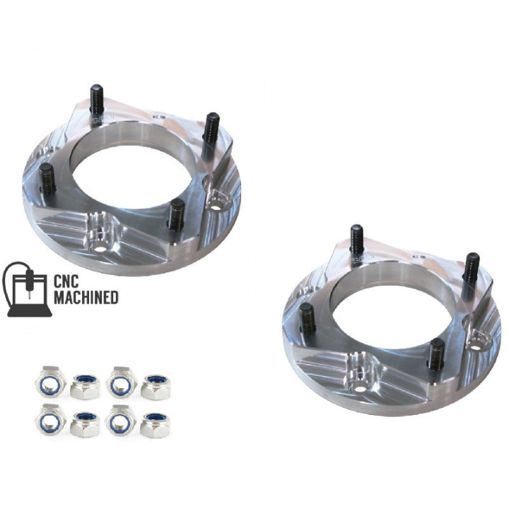 PAIRE D'ÉLARGISSEURS DE VOIE ALU 35mm XRW SSV YAMAHA YXZ 1000 2019 et plus 4X156