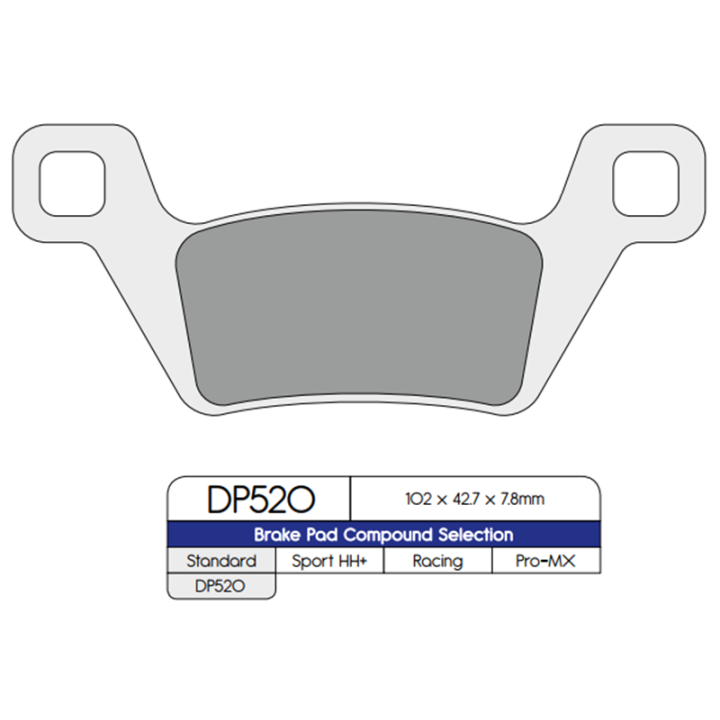 Plaquettes frein avant Kymco MXU 500 IRS 2009-12 | MX-Quad