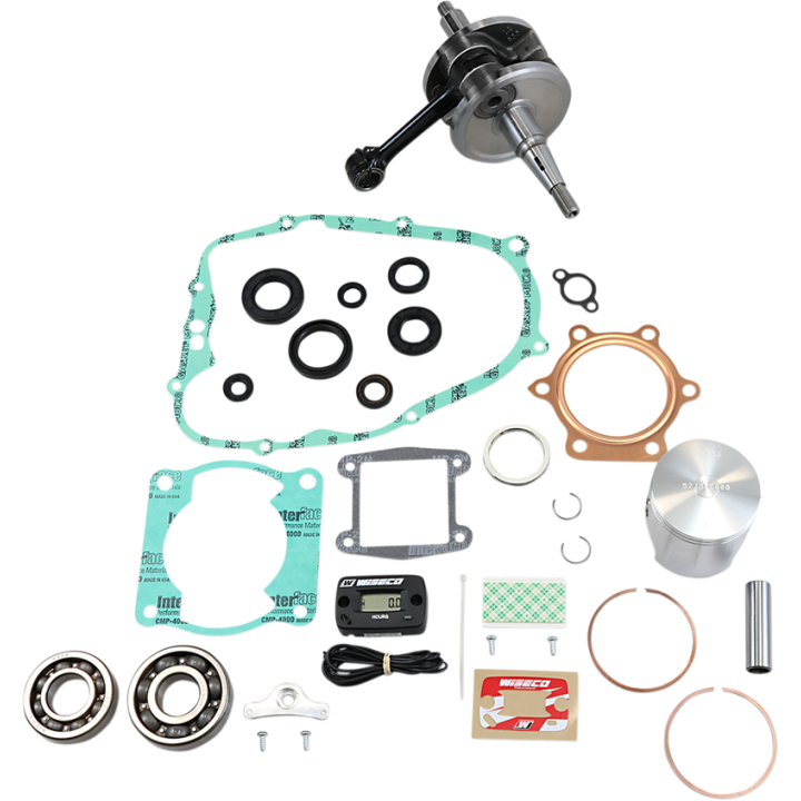 KIT RECONDITIONNEMENT MOTEUR WISECO VILEBREQUIN PISTON ROULEMENTS JOINTS 200 BLASTER