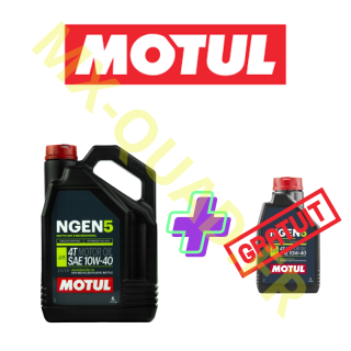HUILE MOTUL 4 TEMPS NGEN5 10W40 4L + 1L GRATUIT