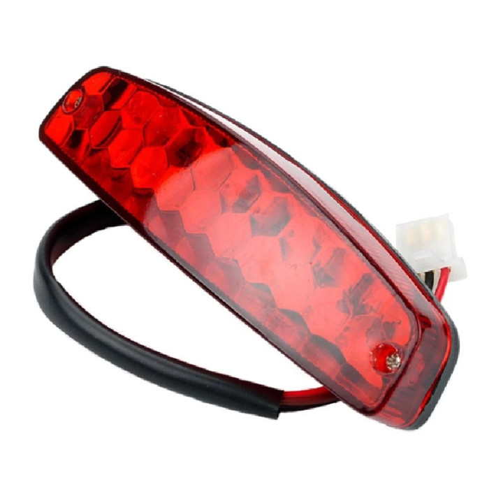 Feu arrière LED rouge 13 cm | MX-Quad
