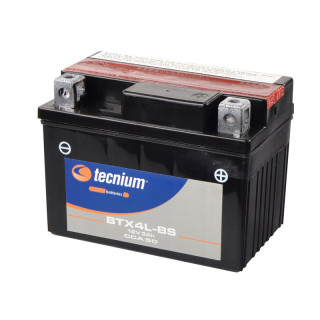 Batterie TECNIUM sans entretien avec pack acide BTX4L-BS