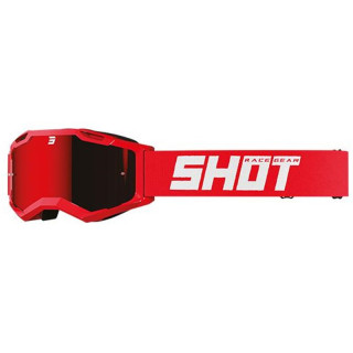 LUNETTES MASQUE CROSS SHOT ASSAULT 2.0 SOLID RED IRIDIUM GLOSSY